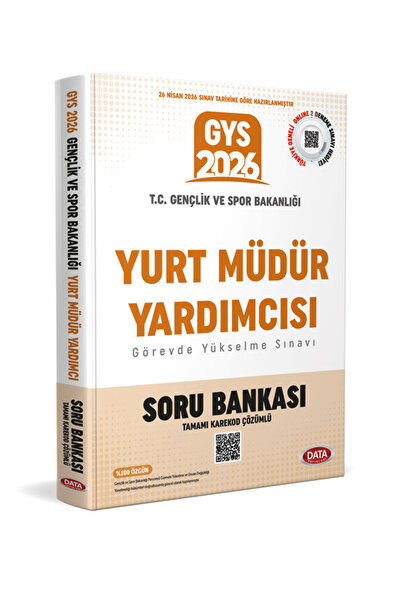Data Yayınları 2026 Gençlik ve Spor Bakanlığı GYS Yurt Müdür Yardımcısı Soru ...