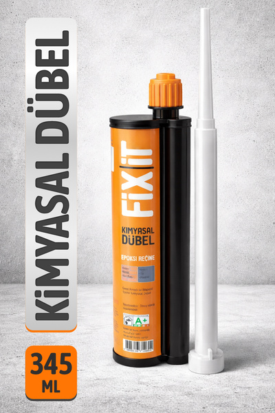 Badem10 (1 Adet) 345 ml Genel Amaçlı İki Bileşenli Epoksi Kimyasal Dübel Beto...