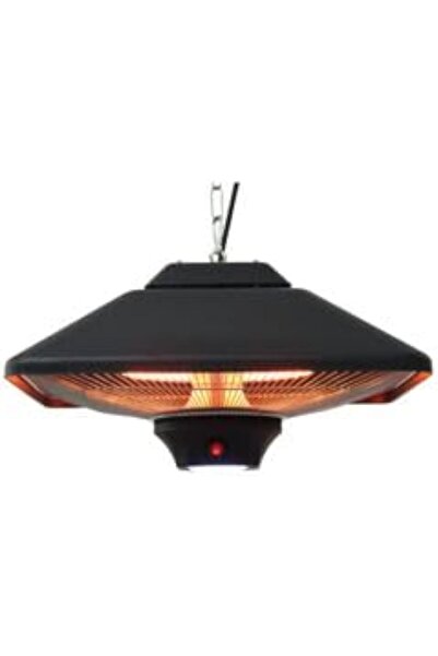 Generic مدفأة كهربائية للفناء من نوع السقف من ميكاسا أوفيس، لون أسود