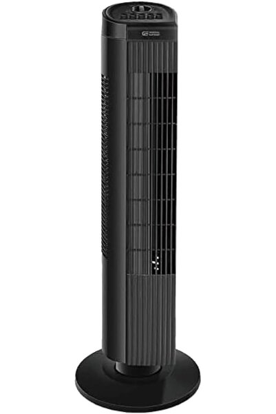 Generic مروحة برجية من جنرال سوبريم، 3 سرعات، أسود، 35 واط، GSFW35WM