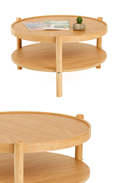 Eymense Monza Tablalı Orta Sehpa Meşe