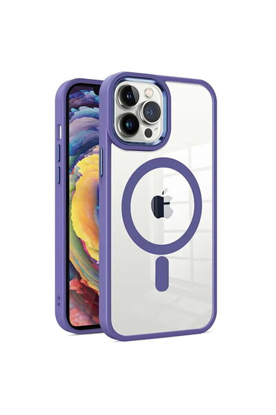 Techsuit Husa pentru iPhone 15 Plus - MagSafe Pro - Purple