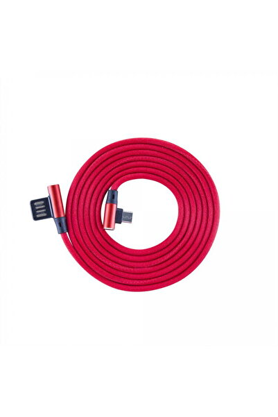 SBOX USB->Micro USB 90 M/M 1.5m USB-MICRO-90R roșu căpșuni