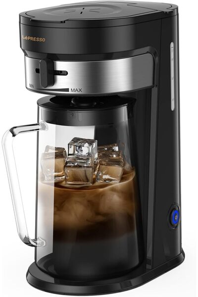 Generic ماكينة تحضير القهوة والشاي المثلج من ليبريسو، قوة تحضير قابلة للتعديل...