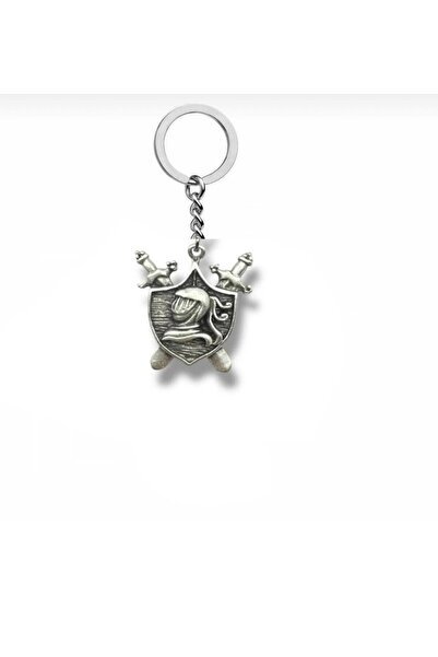 Yuchicly Knight's Coat of Arms Figured Keychain – Medieval Themed Unisex Meta...