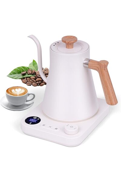 Generic Electric Gooseneck Kettle, 0.9L Stainless Steel Electric Water Kettle...