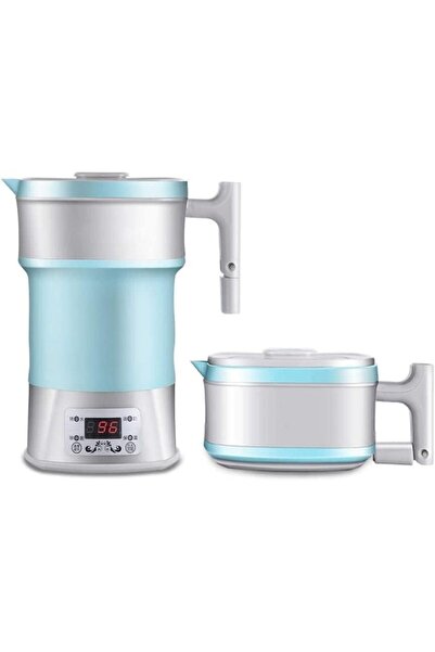 Generic غلاية سفر صغيرة، غلاية كهربائية قابلة للطي محمولة، غلاية مياه كهربائي...