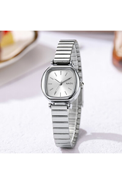 NAIDU Minimalist Quartz Wristwatch with Stretch Band for Everyday Style