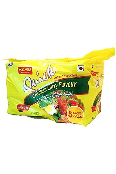 WAİ WAİ Chicken Curry Flavour Instant Noodles 75G