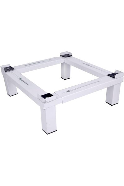 Generic Fridge/Washing Machine Base Adjustable Iron White 90x90cm 36x45x36cm ...