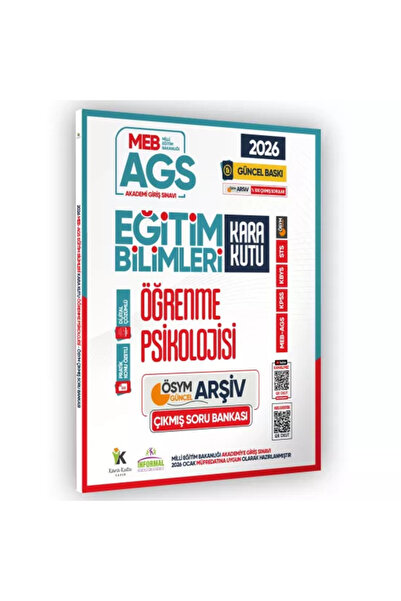 İnformal Yayınları 2026 MEB AGS Eğitim Bilimlerinin Kara Kutusu ÖĞRENME PSİKO...