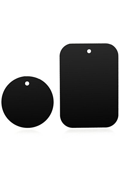 Techsuit Metal Plates for Phone (set of 2) - (MP03) - Black