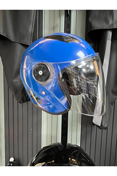 NXO Çift Vizörlü Çenesi Açık Yarım Kask