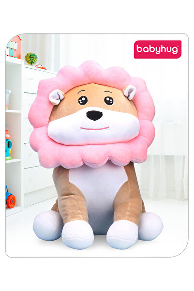 Babyhug لعبة الأسد المشمسة القطنية، لعبة قطنية واقعية، تنمي روح الرفقة، مصنوع...