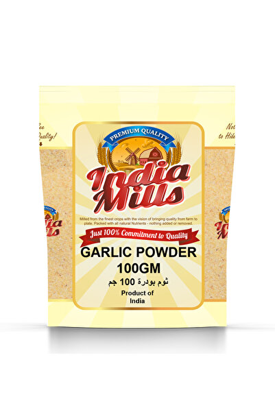 India Mills مسحوق الثوم، 100 غرام