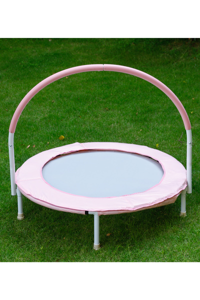 Fab N Funky Children鈥檚 Trampoline with Stability Bar, Indoor and Outdoor Play...