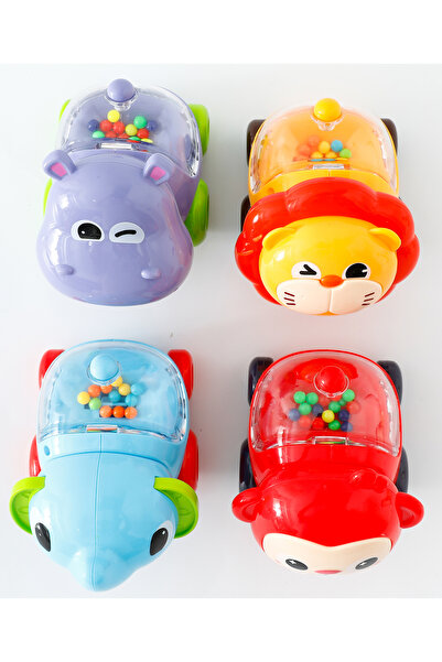 Fab N Funky Kids Animal Themed Free Wheel Car, Early Education Development, S...