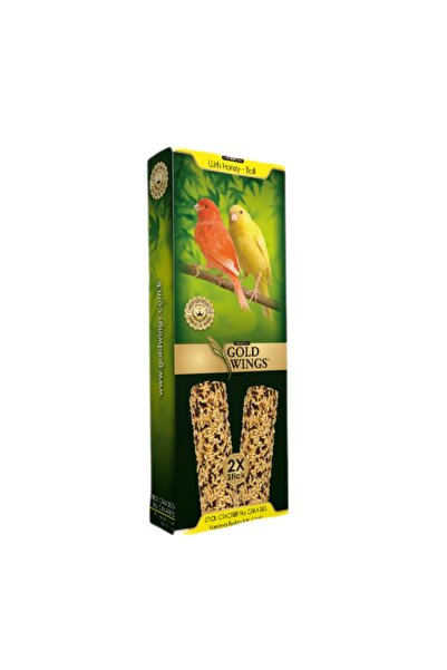 Gold Wings Gold Wings Canary Treats, Honey & Egg Sticks, 2 x 65g