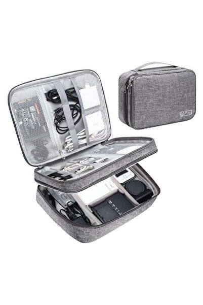 Arabest Large Waterproof Electronic Accessories Storage Case ,for Cables, Cor...