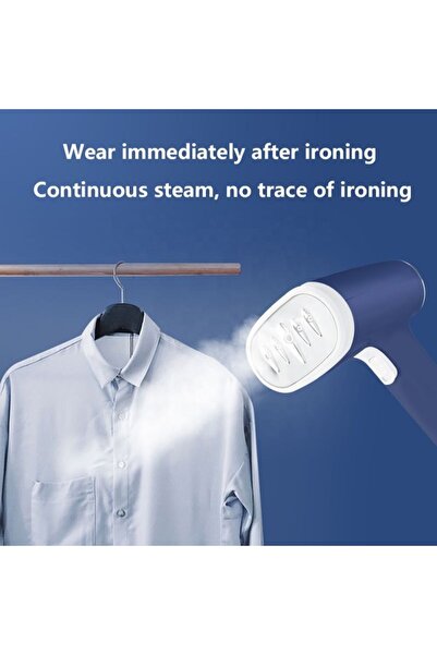 Generic Portable Mini Handheld Ironing Machine with 140ml Tank, Two-Speed Ste...