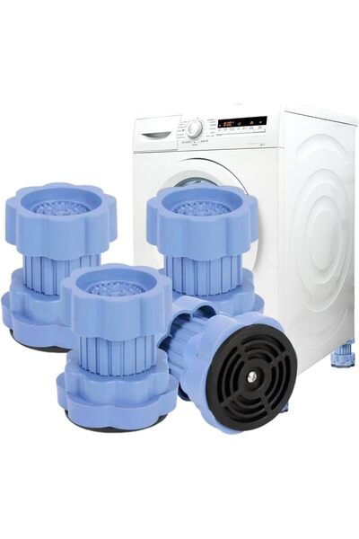 Generic 4 PCS Washing Machine Base Foot Pads – Adjustable Height Anti Vibrati...