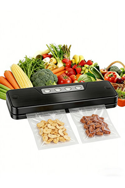 Generic آلات تغليف الطعام بالتفريغ الهوائي مزودة بـ 10 أكياس محكمة الإغلاق با...