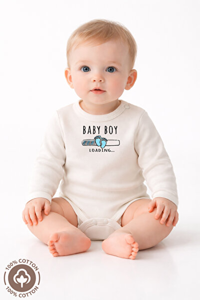 Miniel بدلة أطفال للجنسين مصنوعة من القطن العضوي بنسبة 100%، بأكمام طويلة وأز...