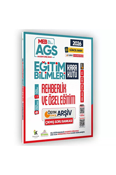 İnformal Yayınları 2026 MEB AGS Eğitim Bilimlerinin Kara Kutusu REHBERLİK-ÖZE...