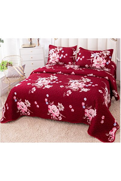 Truva Home Cotton and Linen Bedspread with Pillowcases - Elegant 3-Piece Set,...