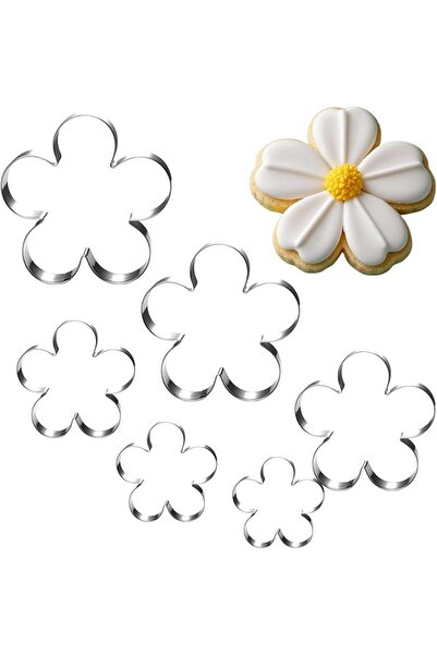 Arabest Five-petal flower biscuit cutter set-can be cleaned in the dishwasher...