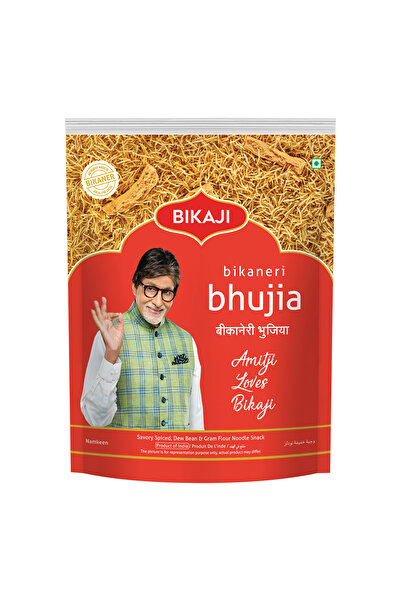 Bikaji Bikaneri Bhujia 1kg Pouch | Crispy & Crunchy Traditional Namkeen | Mil...
