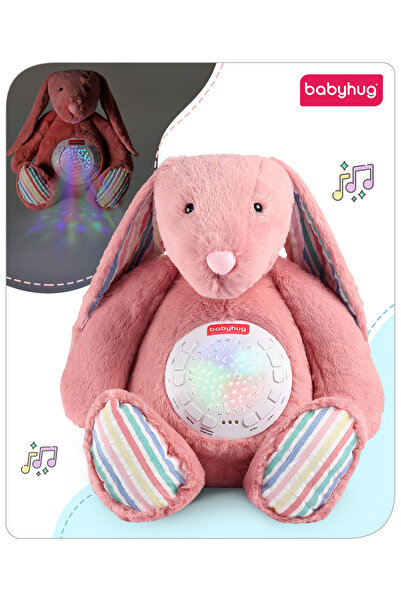 Babyhug لعبة أرنب موسيقي ناعمة، مسلية، لطيفة، رائعة، مناسبة للأطفال من عمر شه...