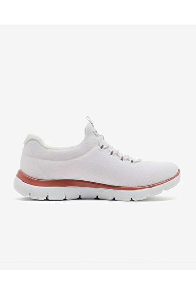 SKECHERS SUMMITS Kadın Beyaz/Pembe/Altin Spor Ayakkabı 12980TK WTRG