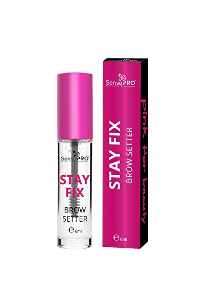 SensoPRO Milano Gel transparent pentru sprâncene Stay Fix,