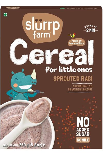 SLURRP FARM مسحوق حبوب الراجي المنبتة - 250 غرام | بدون إضافة سكر أو ملح | غذ...