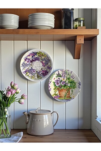 unique florya Σετ 2 τεμαχίων διακοσμητικό πιάτο τοίχου μικρού μεγέθους με θέμ...