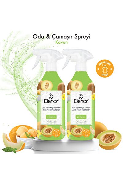 ELENOR Oda ve Çamaşır Spreyi Kavun 500 ml x 2 Adet
