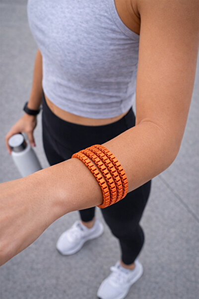 Modex Cube Chain Detail Adjustable 4-Piece Bracelet (17cm)