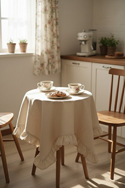 Morlay Σειρά Ρομάνς |   Vintage Fiskos με βολάν και τραπεζομάντιλο, ρουστίκ κ...