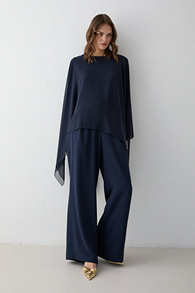 Melike Tatar Chiffon Tunic Set 32-2636