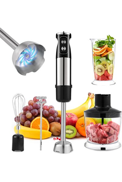 Generic خلاط يدوي Xoopla 5 في 1، معالج طعام محمول باليد، مضرب كهربائي 600 واط...