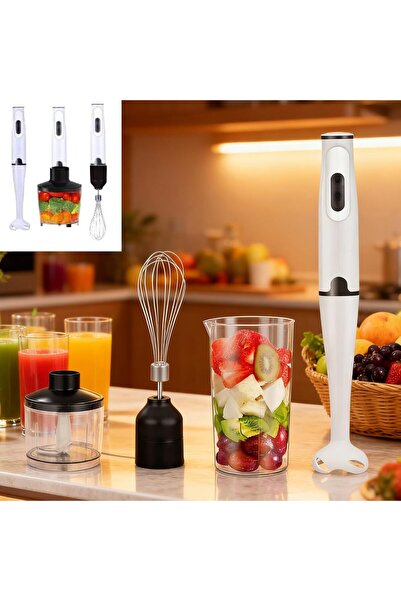 Generic محضر طعام MB® كهربائي يدوي، مجموعة 4 في 1، عصا مانعة للانزلاق، مانعة ...