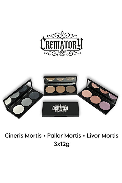 Agonia Crematory Krem Yüz Paleti Seti - Vegan İçerikli - 3x12g