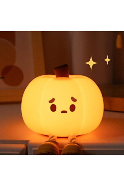 Aırstorr Armut Kuzu Ördek Panda Kabak Ampul LED gece lambası sevimli silikon ...