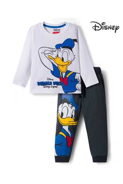Babyhug Disney طقم رياضي مكون من قميص بأكمام طويلة وبنطال رياضي من نسيج جيرسي...