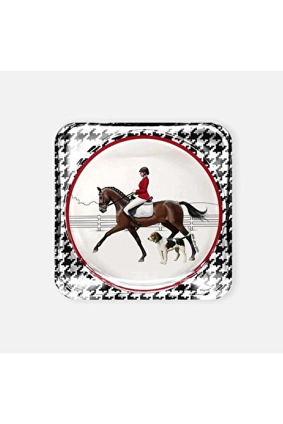 VITELLI DUBAI Equestrian Red Jacket Acrylic Coaster