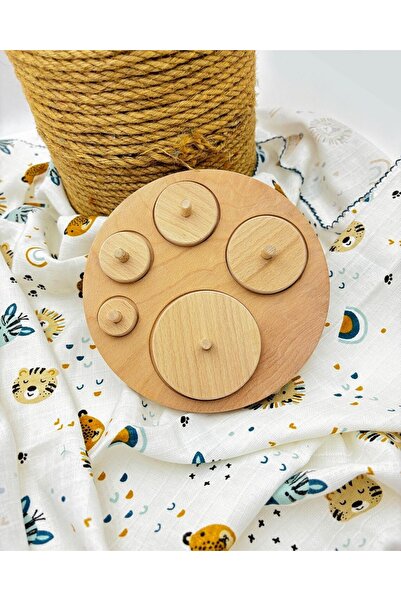 Ankebut Montessori Geometric Circle Puzzle and Special Education Set