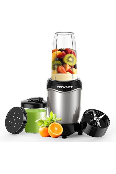 Generic خلاط فواكه من TECKNET، صانع عصير خلاط شخصي قوي 600 وات - 25000 دورة ف...