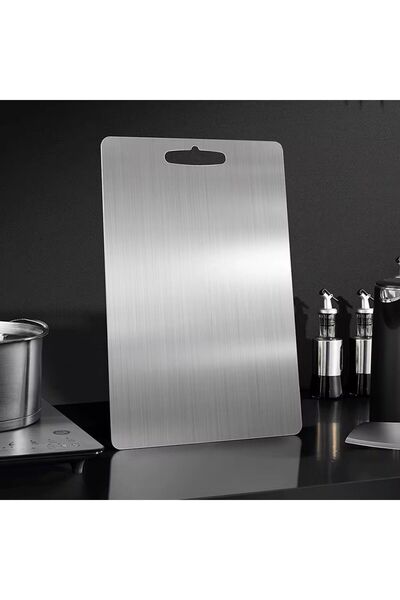 MOSTAFA A practical, slim cutting board, made of stainless steel, 23*34