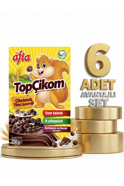 Afia Topçikom Çiko Tahıl Gevreği 6x250 Gr